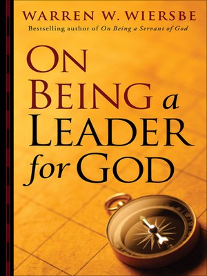 cover image of On Being a Leader for God